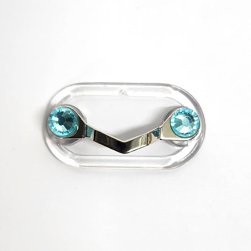 Decorative Phone Finger Grip with Clear Adhesive Base