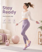 Women’s Indoor Fitness Shoes – Lightweight Non-Slip Shoes for Yoga, Jump Rope & Home Workouts