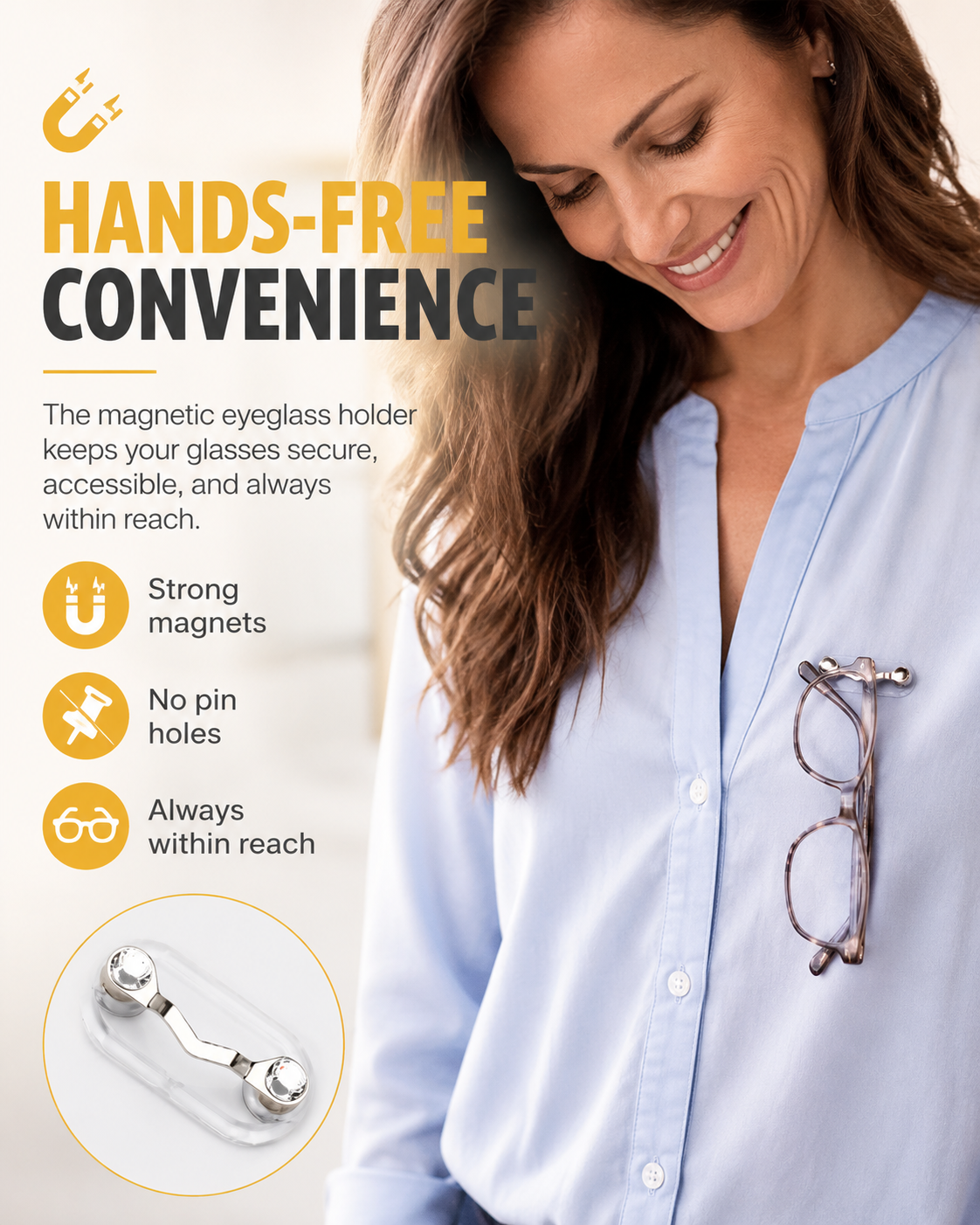 Decorative Phone Finger Grip with Clear Adhesive Base