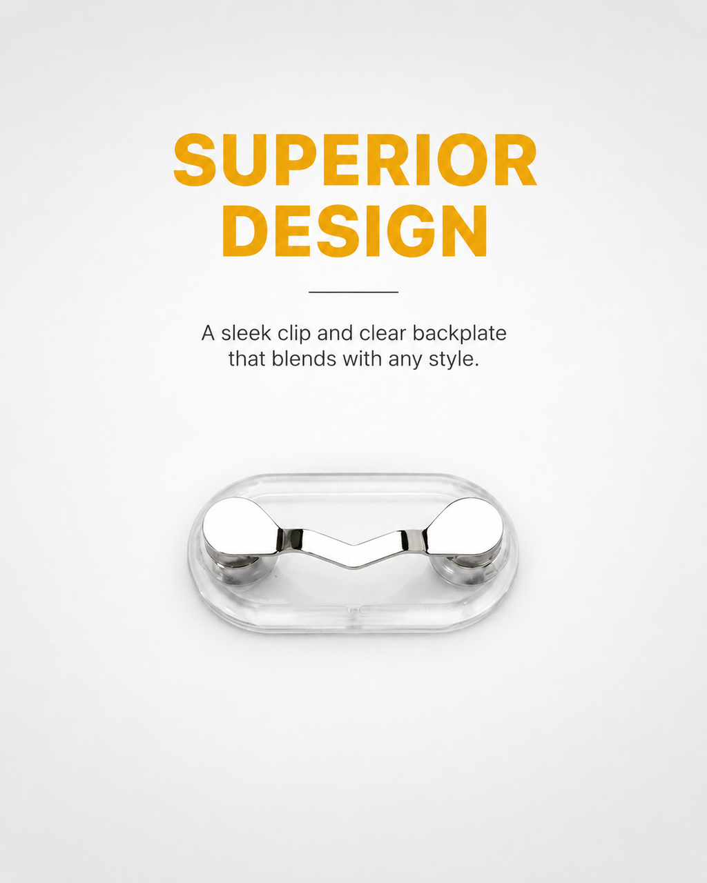 Decorative Phone Finger Grip with Clear Adhesive Base