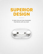 Decorative Phone Finger Grip with Clear Adhesive Base