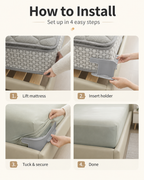 Bed Sheet Holder Clips – Hidden Sheet Grippers for a Smooth, Tidy Bed