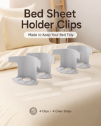 Bed Sheet Holder Clips – Hidden Sheet Grippers for a Smooth, Tidy Bed